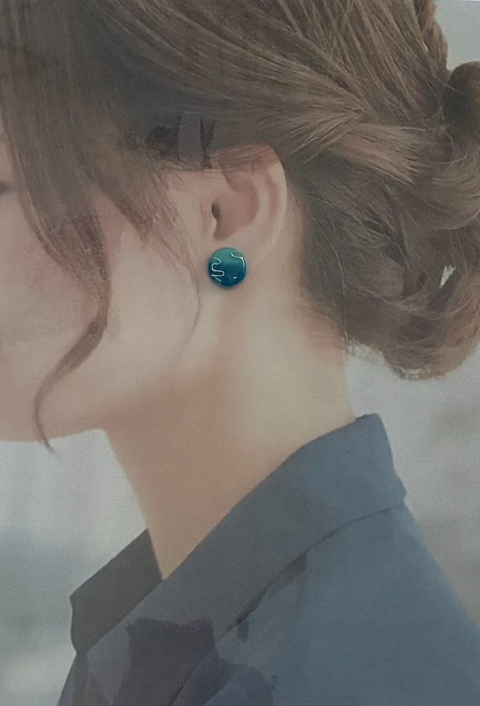 【鬼滅の刃】 時透有一郎 時透無一郎 イメージ モチーフ アクセサリー レジン ピアスorイヤリング