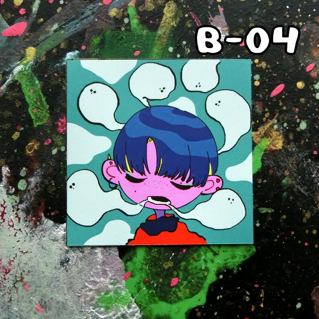 情緒不安定いろんなシール