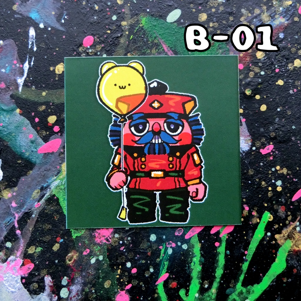 情緒不安定いろんなシール