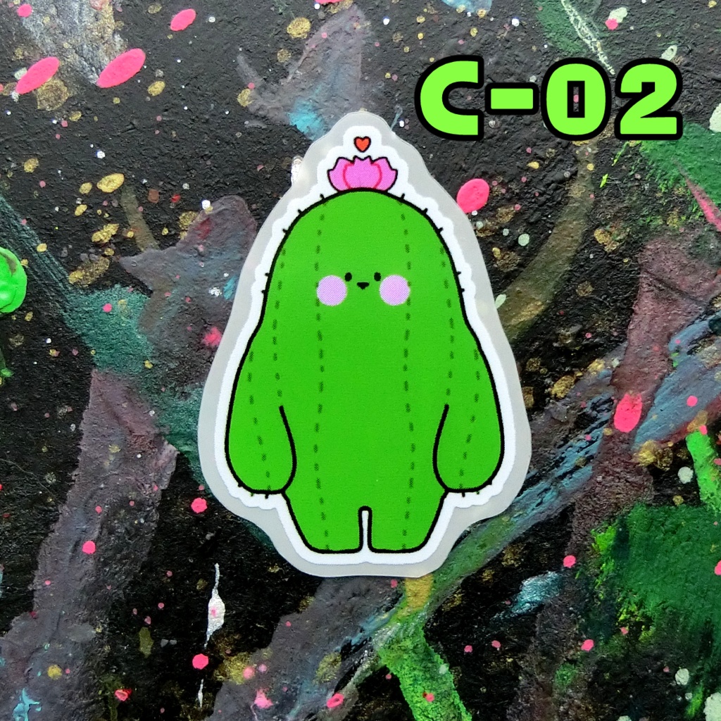 ぱやぱやクリアシール🌵