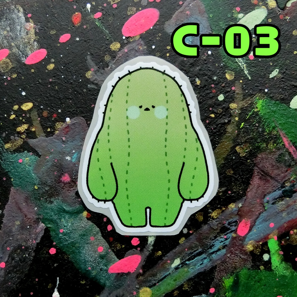 ぱやぱやクリアシール🌵