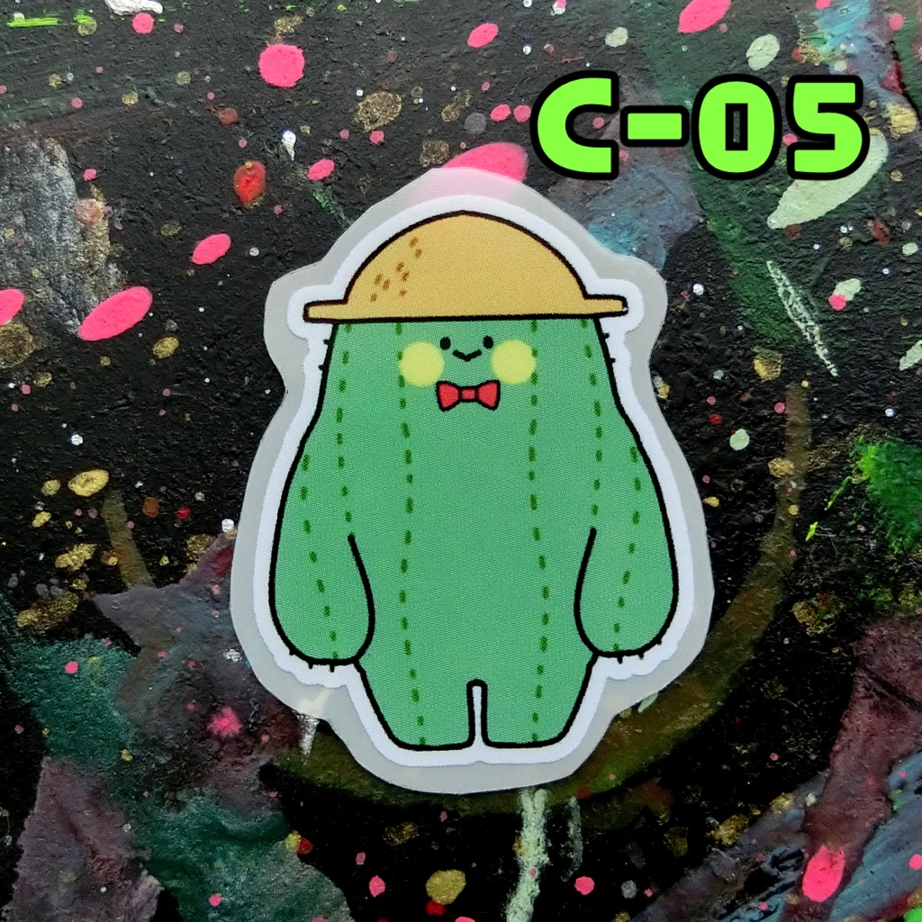 ぱやぱやクリアシール🌵