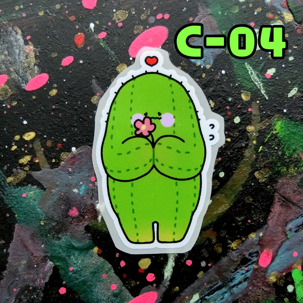 ぱやぱやクリアシール🌵