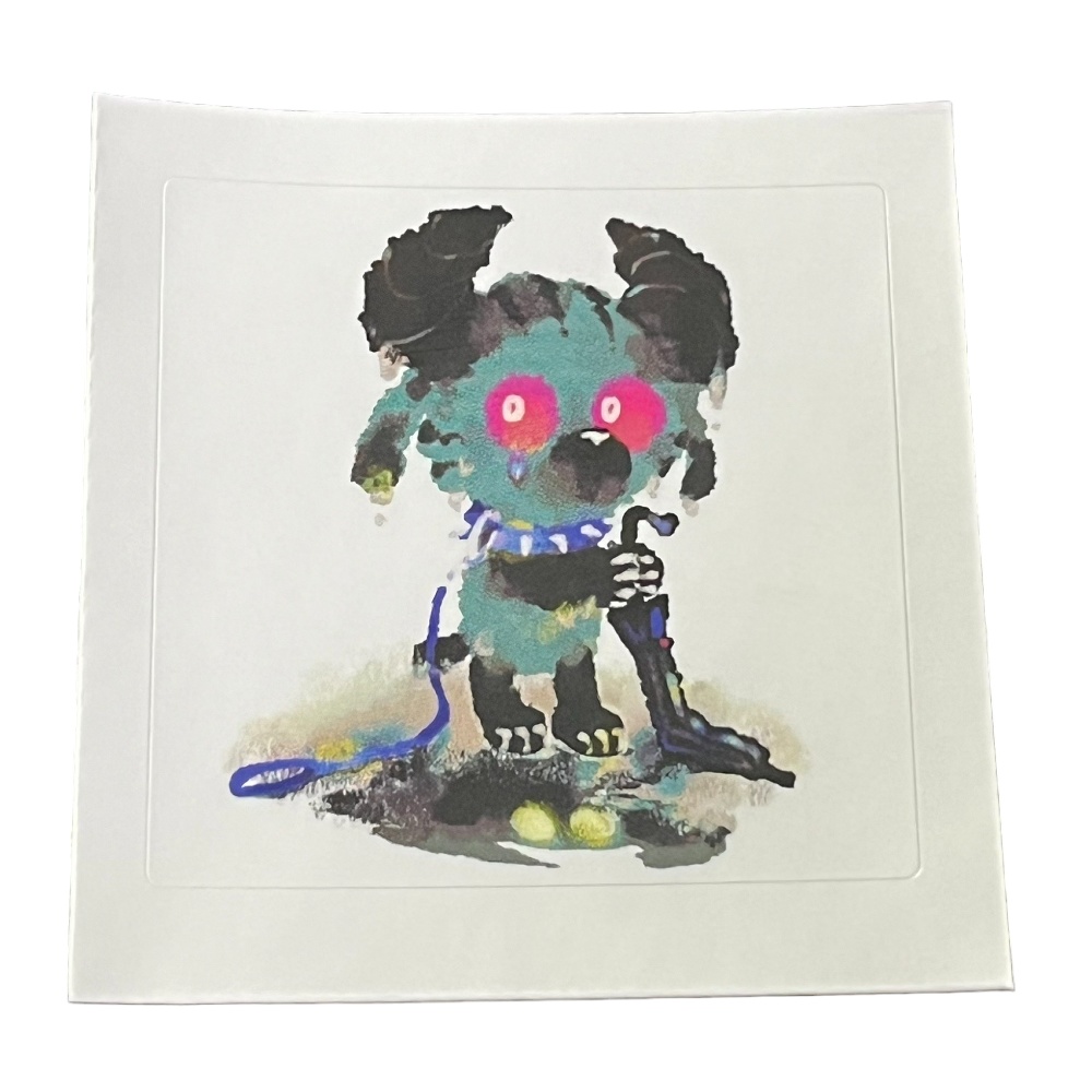 傘が折れた シール