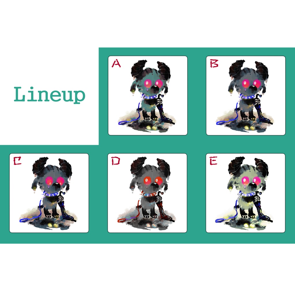 傘が折れた シール