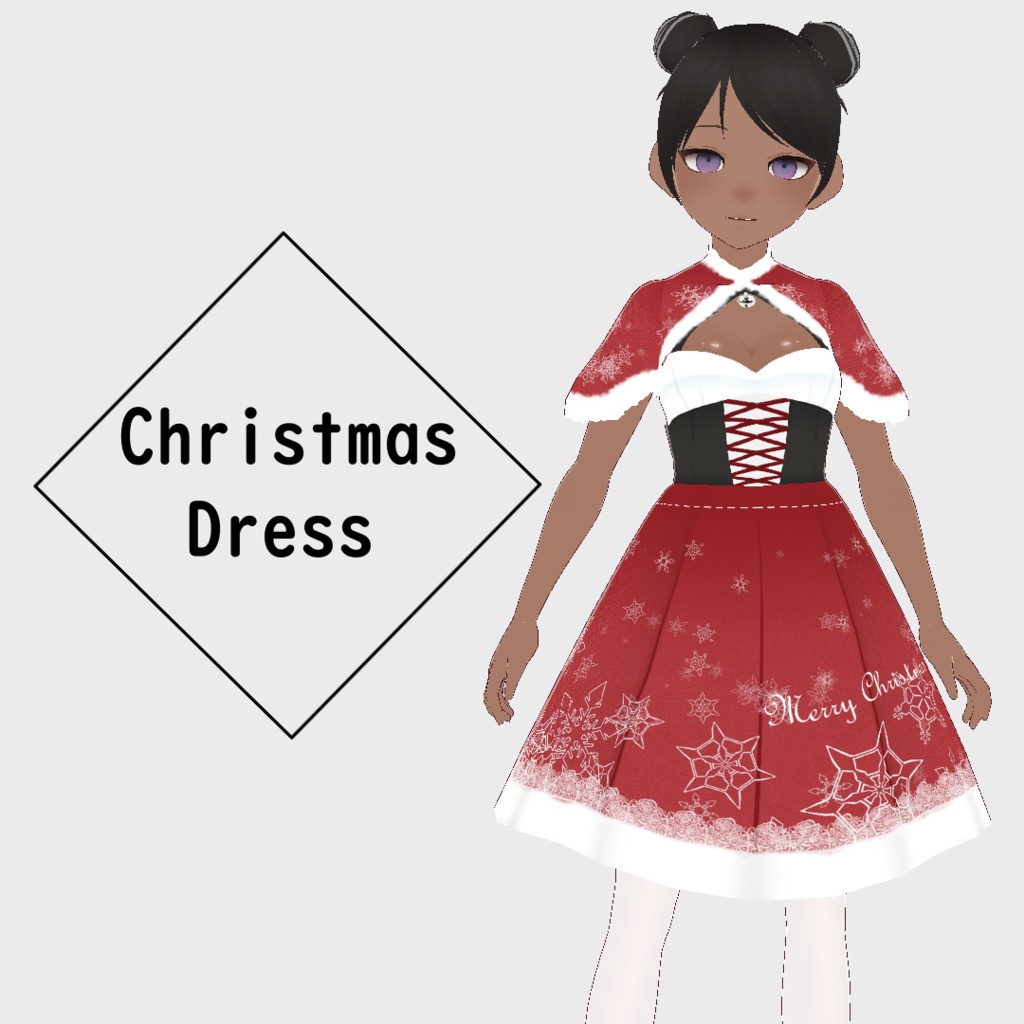 [Vroid] Christmas Dress (Free)