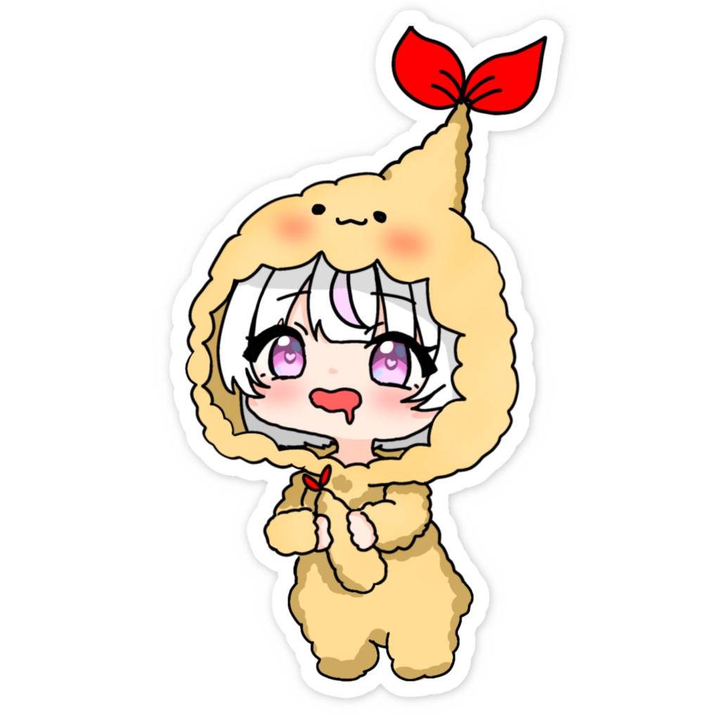 へにょまるフライ、ステッカー