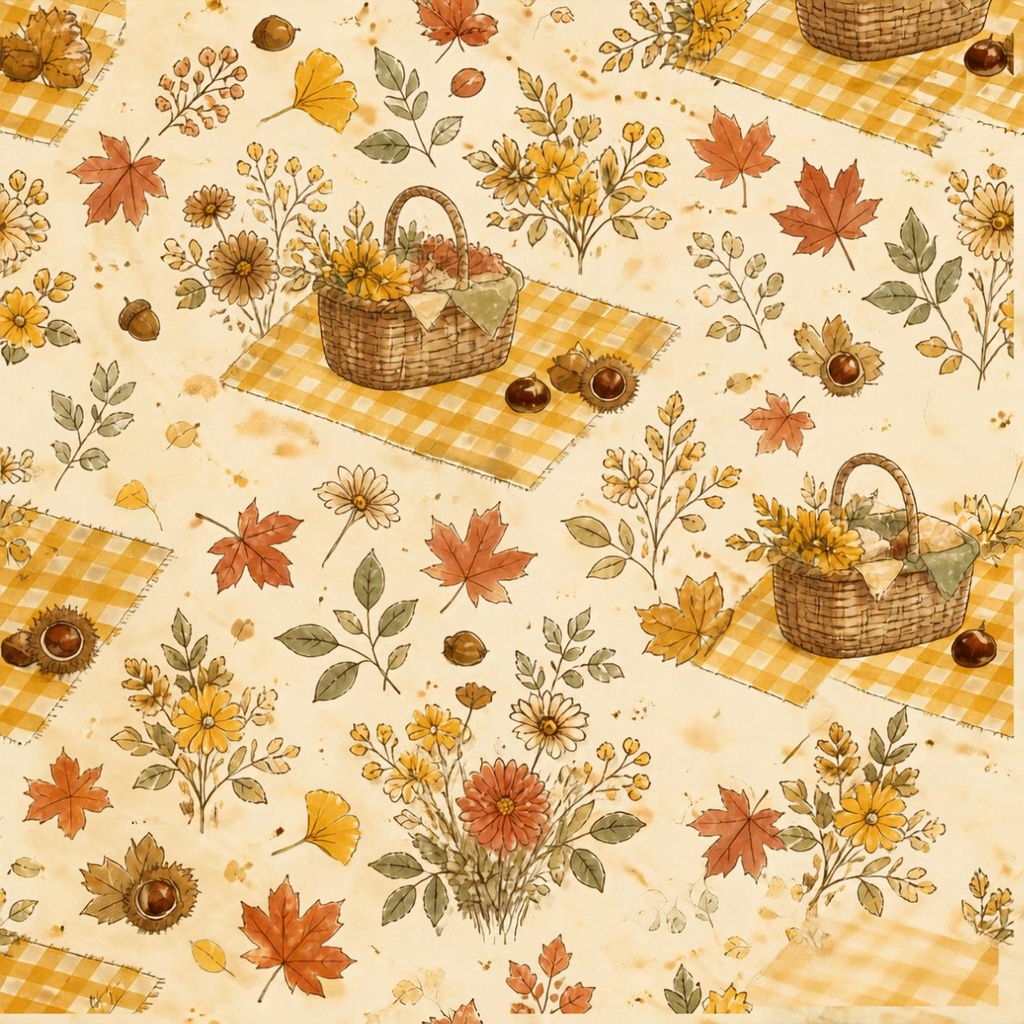 シームレスデジタルpペーパーAutumn
