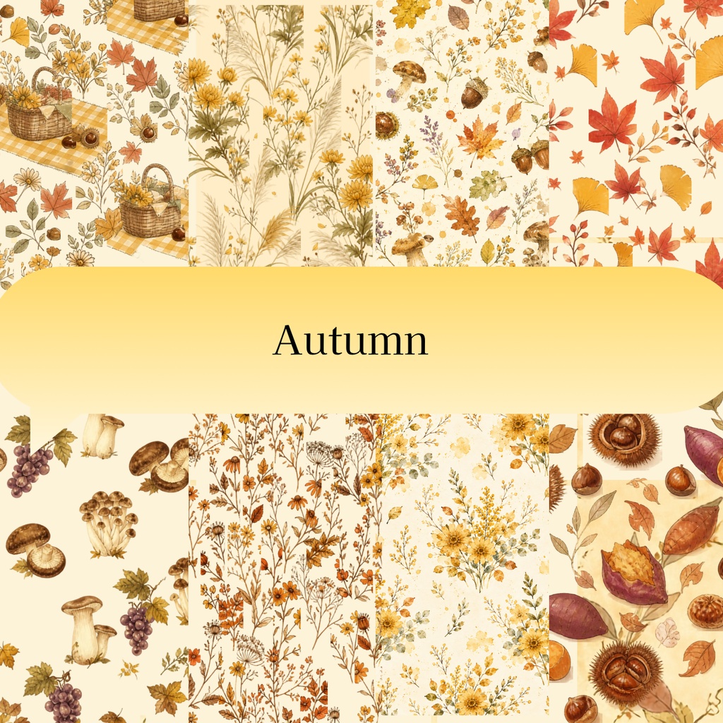 シームレスデジタルpペーパーAutumn