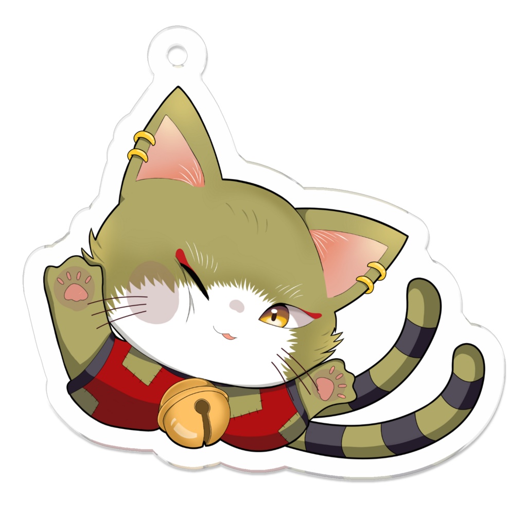 猫葉(猫の姿)　アクキー