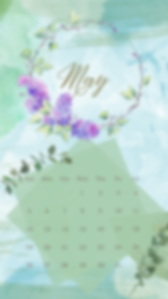 5月分カレンダー