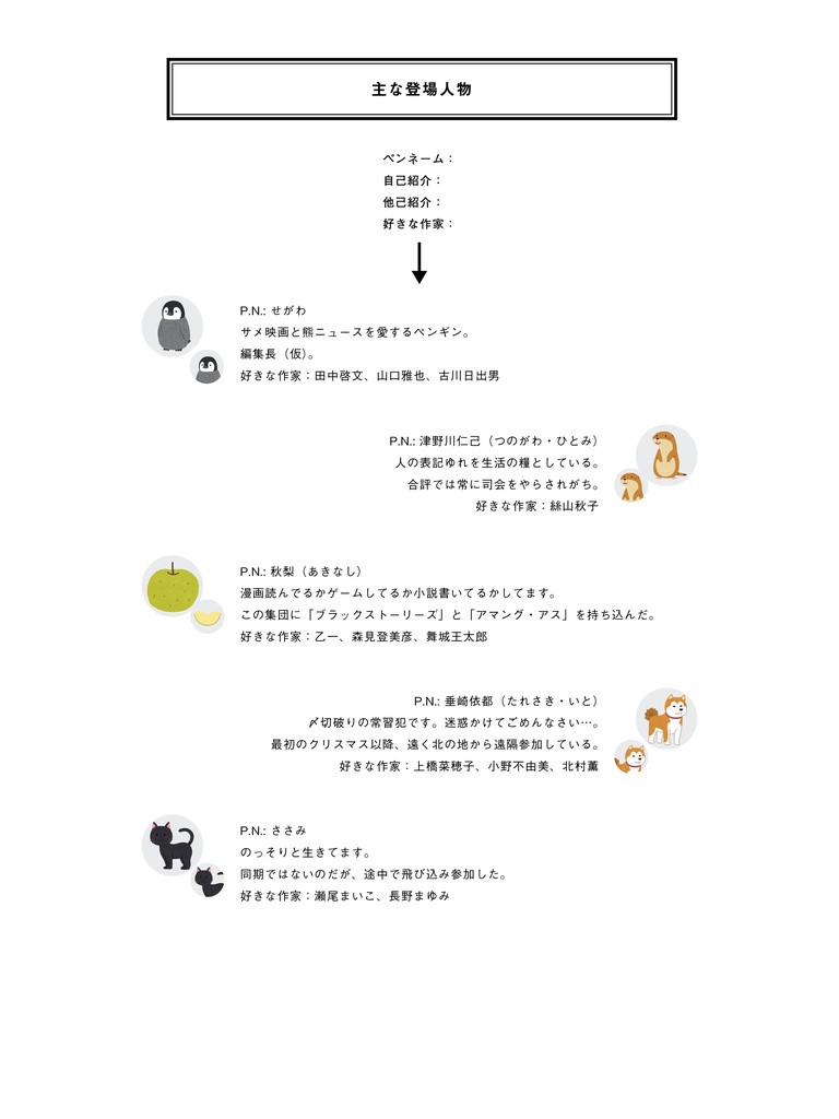 文芸同人誌「クリライズ」