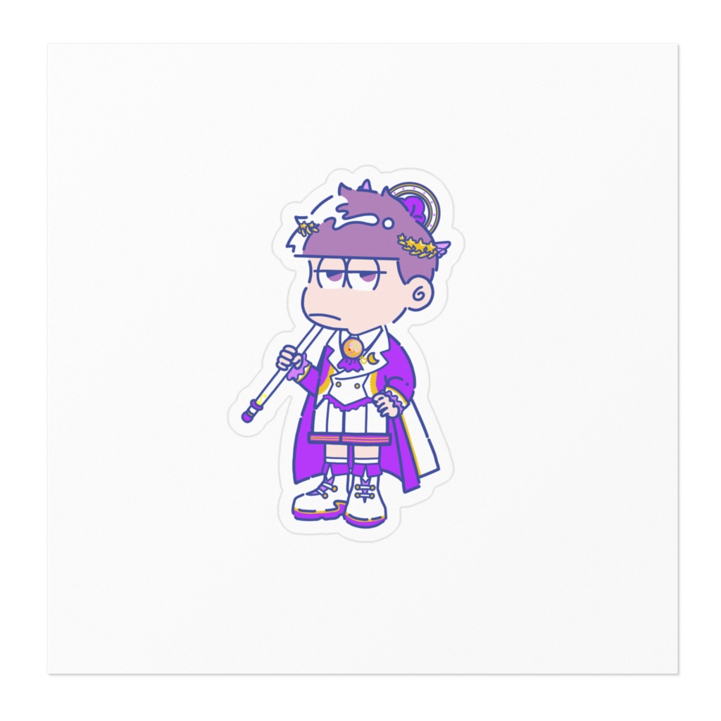 一松ミニステッカー(魔法ニート学園ber)