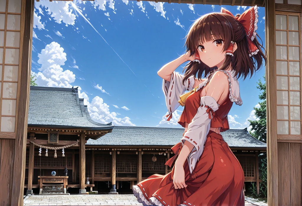 博麗霊夢　壁紙セット