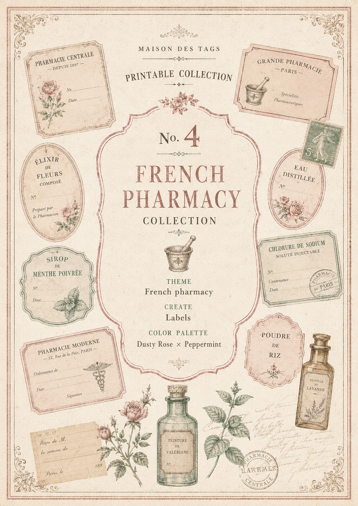KPC No.4 French Pharmacy Collection