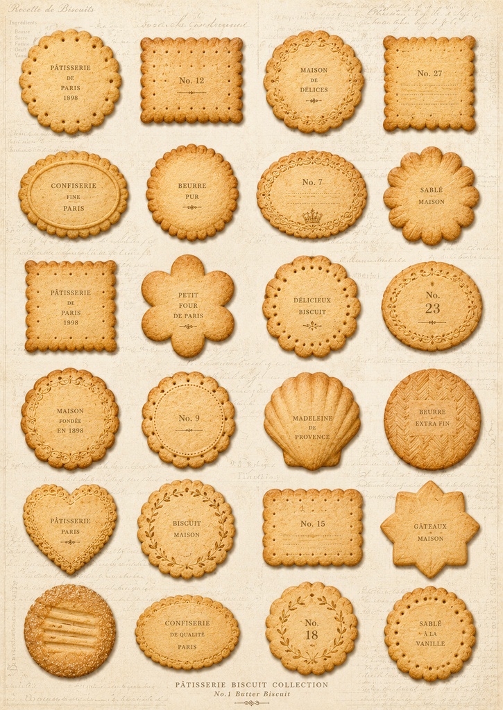 KPC No.9 PÂTISSERIE BISCUIT COLLECTION