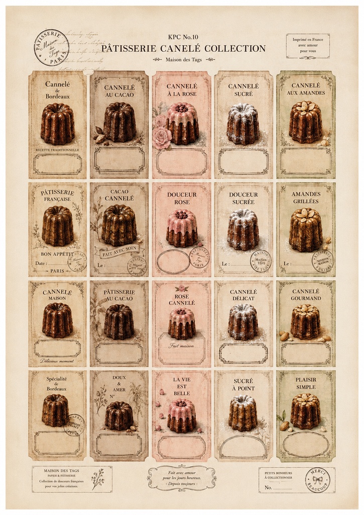KPC No.10|PÂTISSERIE CANELÉ COLLECTION
