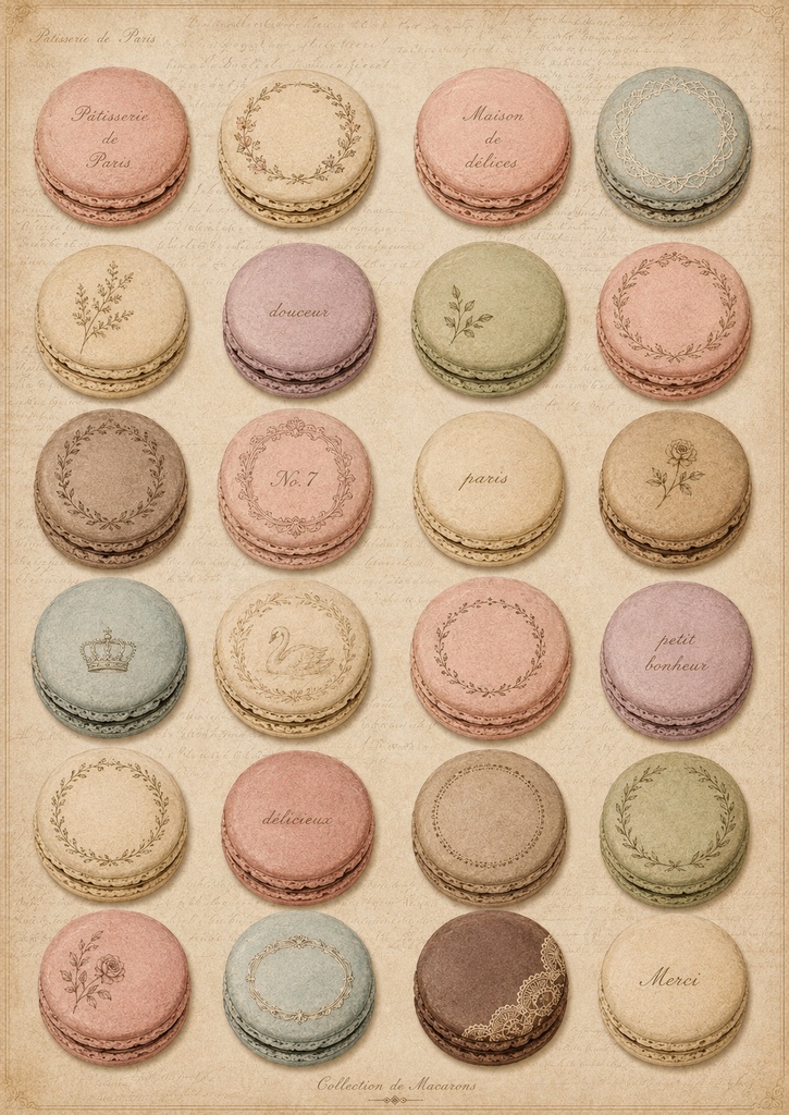 Collection de Macarons — アンティーク・マカロン コレクション