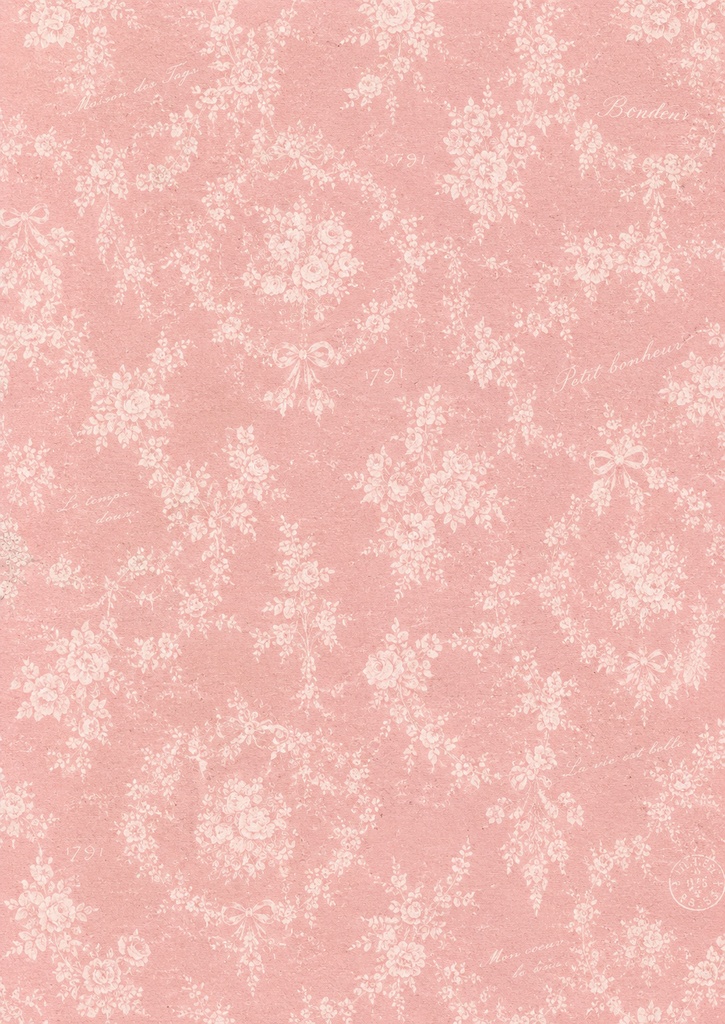 ntage Pink Lace Pattern Paper