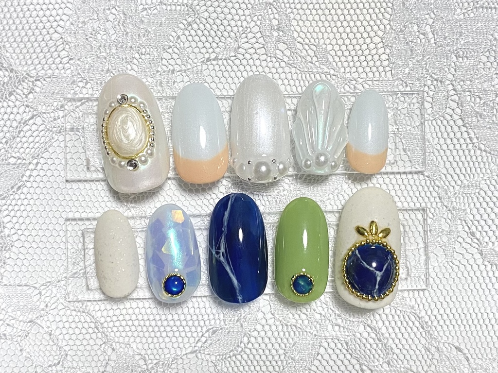 聖剣LOMイメージネイル(現品) 瑠璃&真珠姫