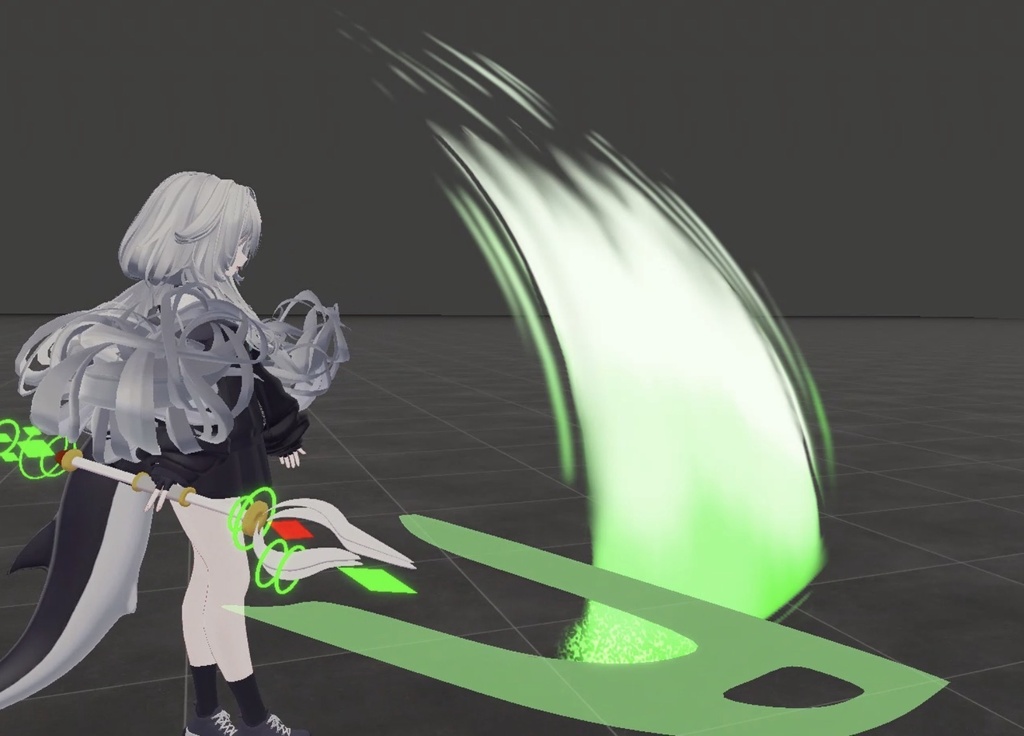 【VRChat向け3Dモデル・MA対応】魔導杖剣《アストラルヴェイン》