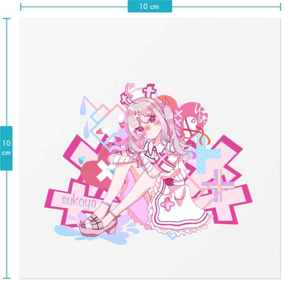 【非公式】健屋花那 ステッカー