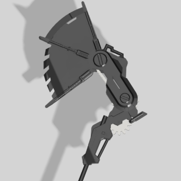 【無料】変形斧「Frigate」【VRChat想定武器】