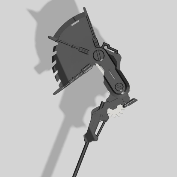【無料】変形斧「Frigate」【VRChat想定武器】