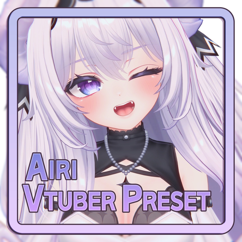 Airi Vtuber Preset ( Facial / EyeJiggle / Collider )