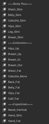 Ichigo Body Shapekey +