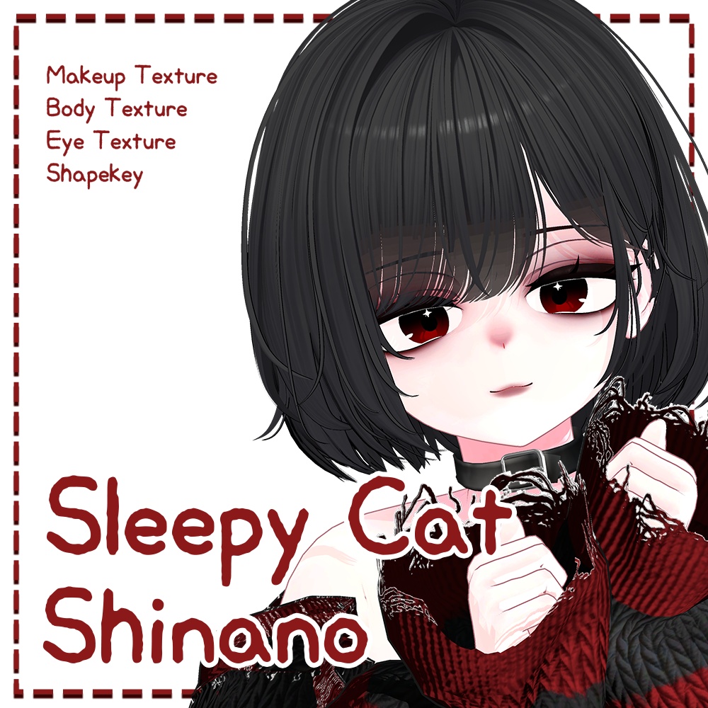 Shinano Sleepy Cat Texture & Shapekey