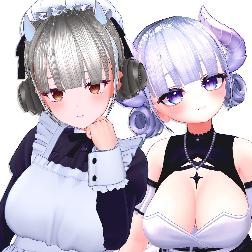 【10アバター対応】 Natural Bun Hair