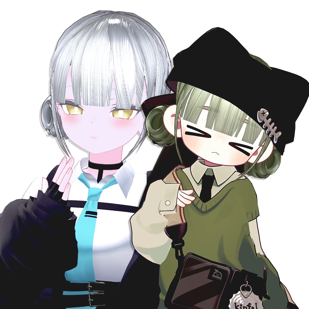 【10アバター対応】 Natural Bun Hair