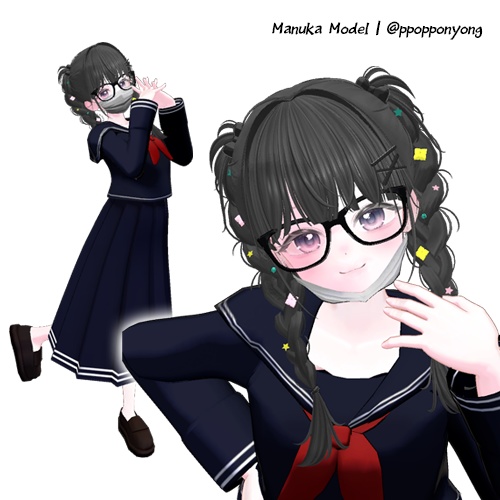 【5アバター対応】 Old School Sailor | 세라복