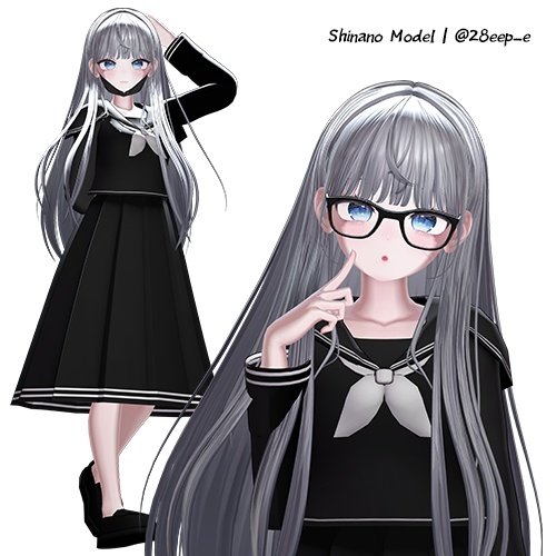 【5アバター対応】 Old School Sailor | 세라복