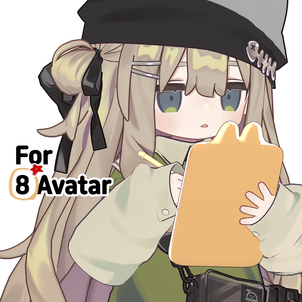 【8 アバター対応】 Cute Pen & Tablet (For VRC/Warudo)