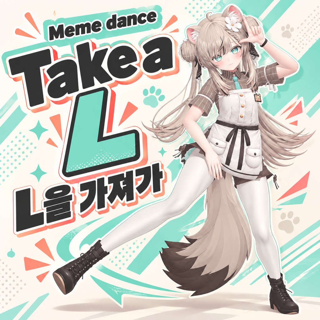 Roblox meme dance - L을 가져가 (Take a L)