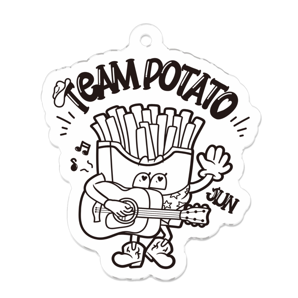 Team POTATO アクリルキーホルダー