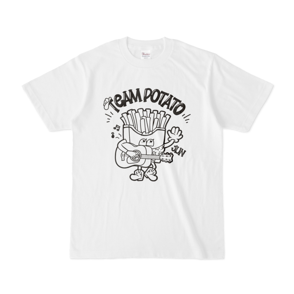 Team POTATO Tシャツ ソルトホワイト
