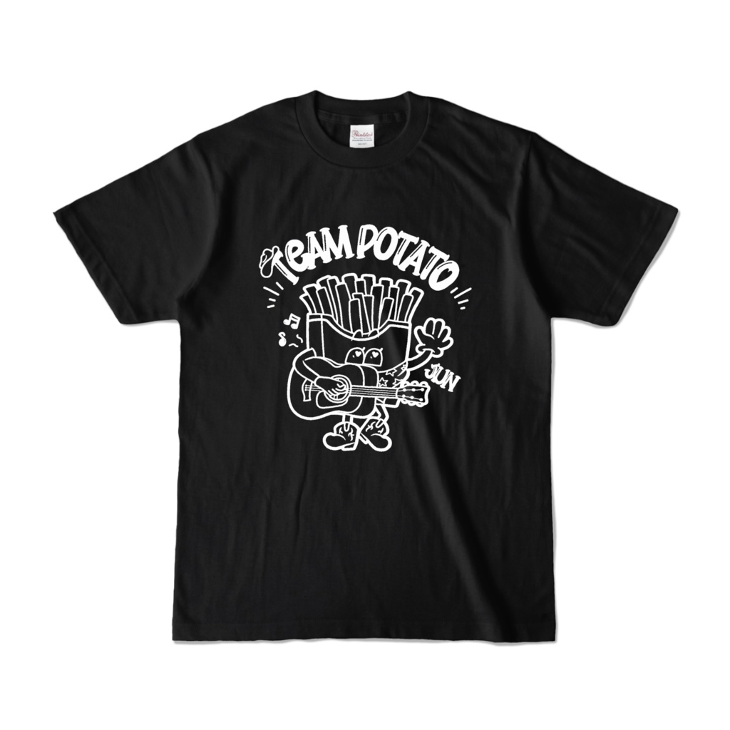 Team POTATO Tシャツ BBQブラック