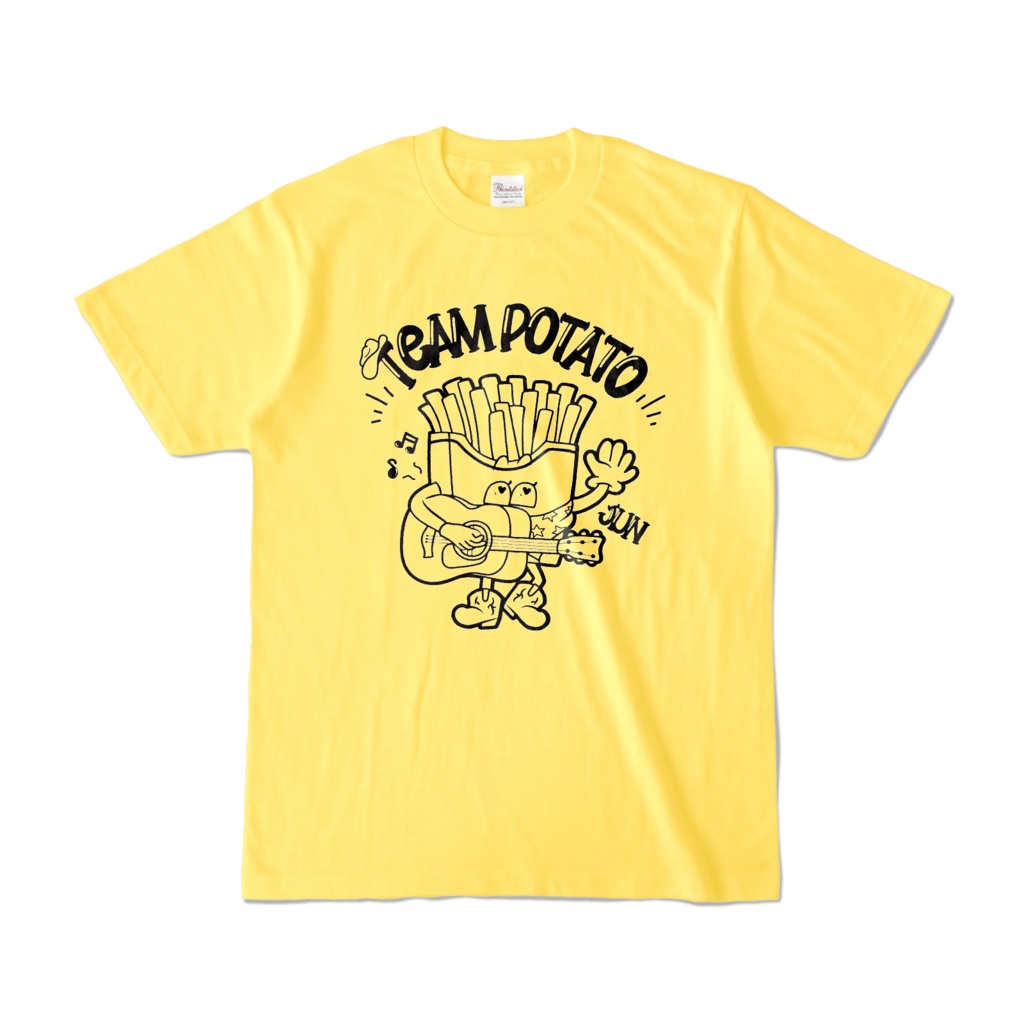 Team POTATO Tシャツ マスタードイエロー