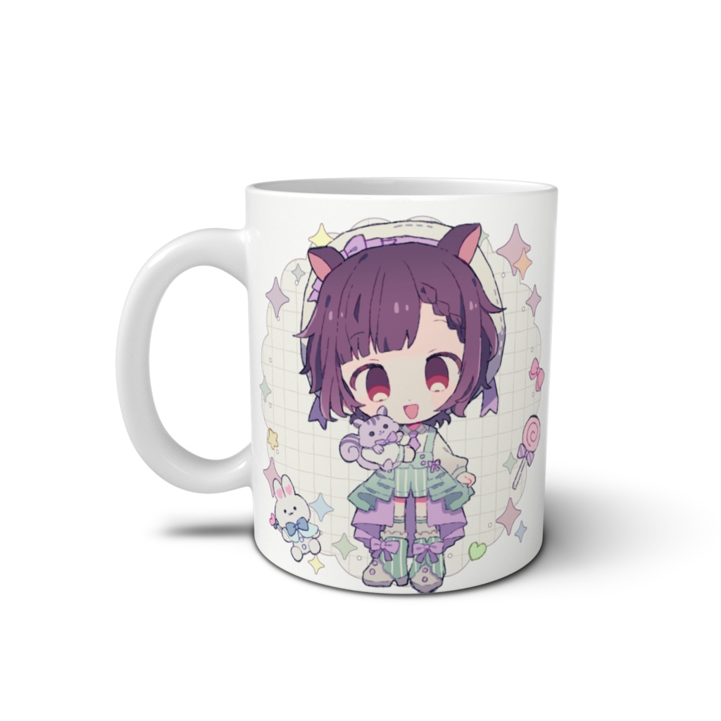 リスむぎゅべーマグカップ