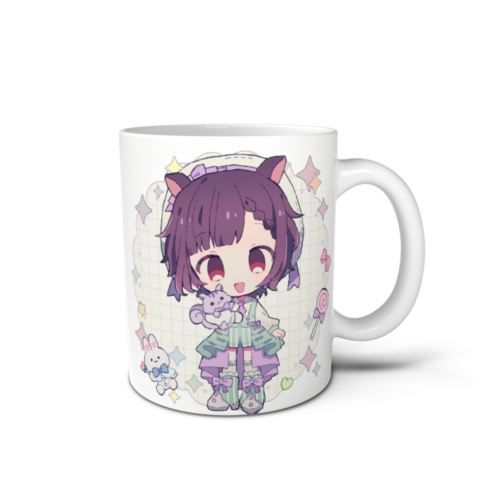 リスむぎゅべーマグカップ