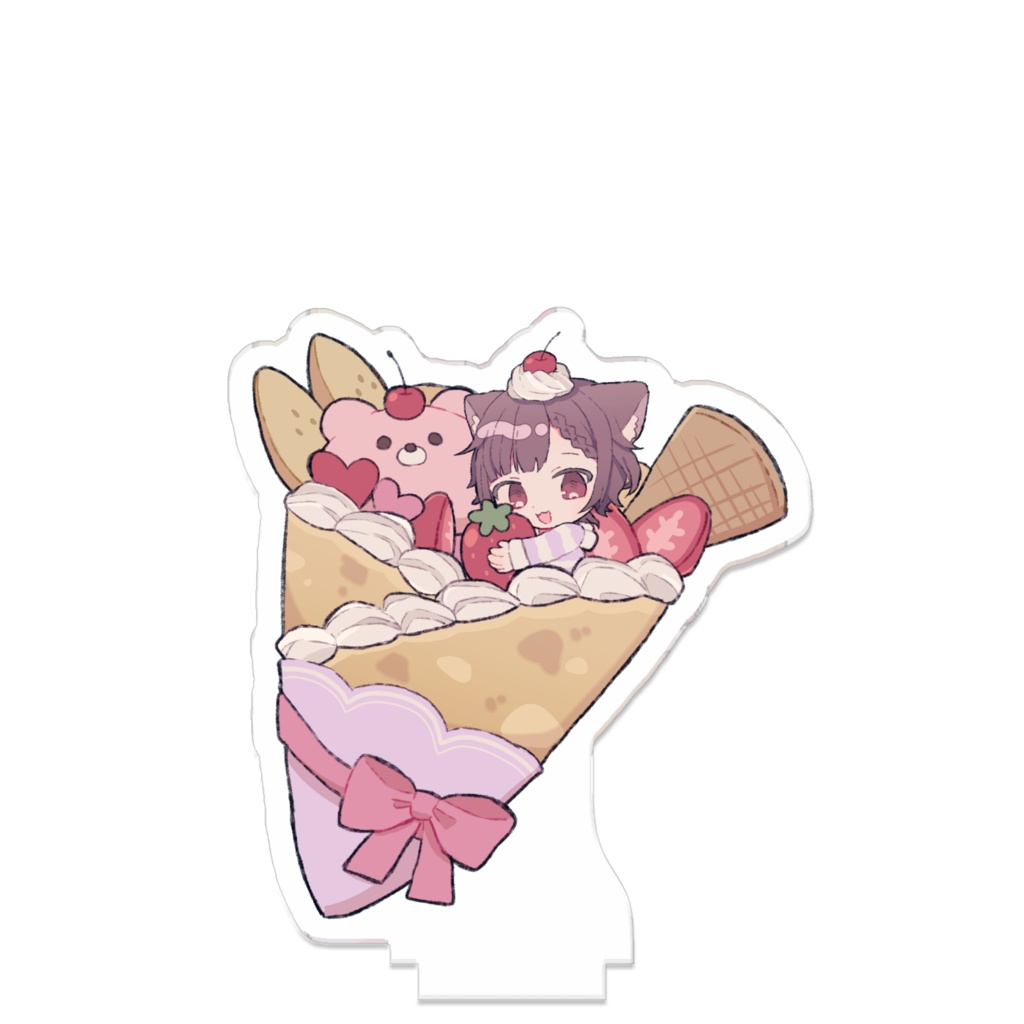 食べ物むぎゅべー つながるアクスタ