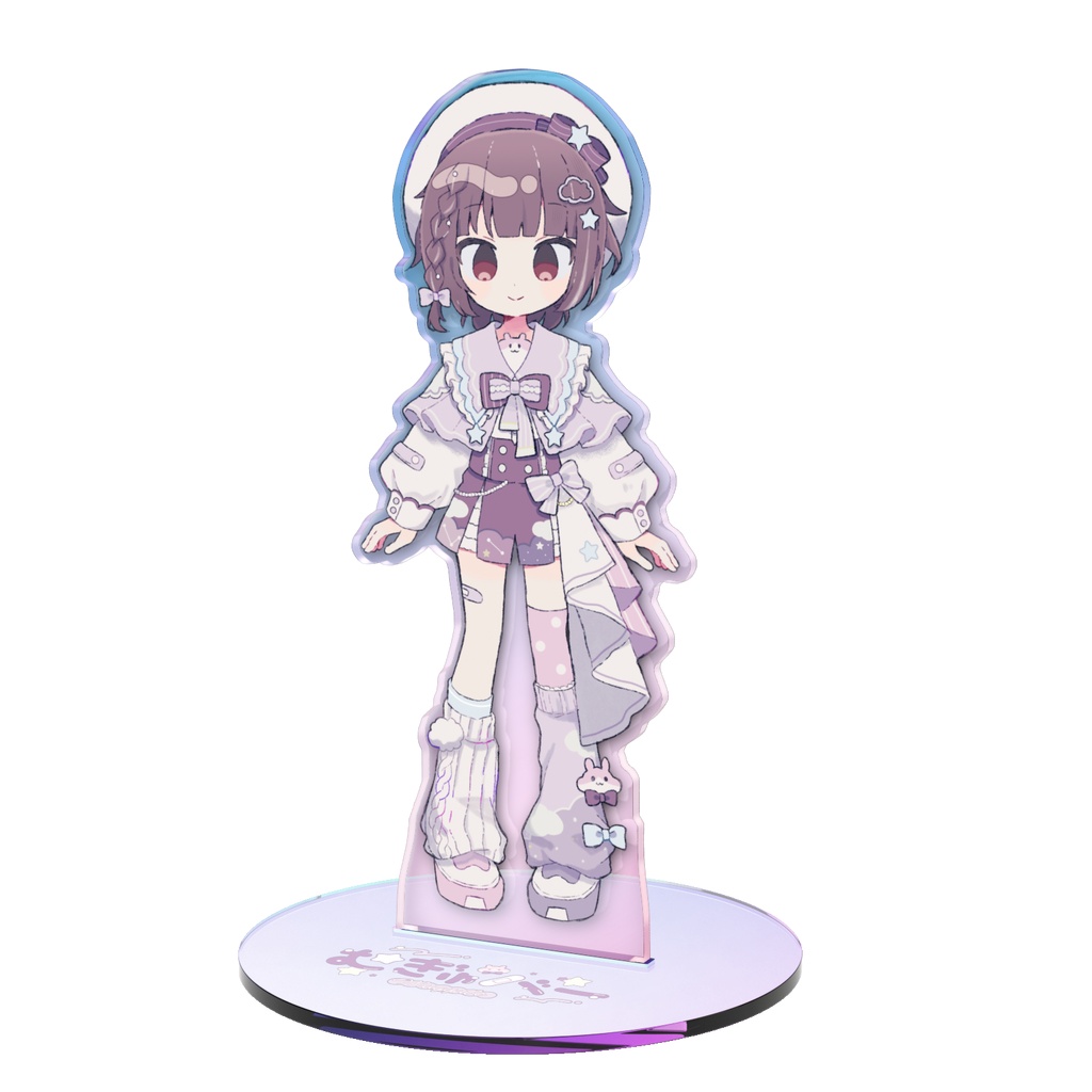 【3周年記念グッズ】むぎゅべーオーロラビッグアクスタ