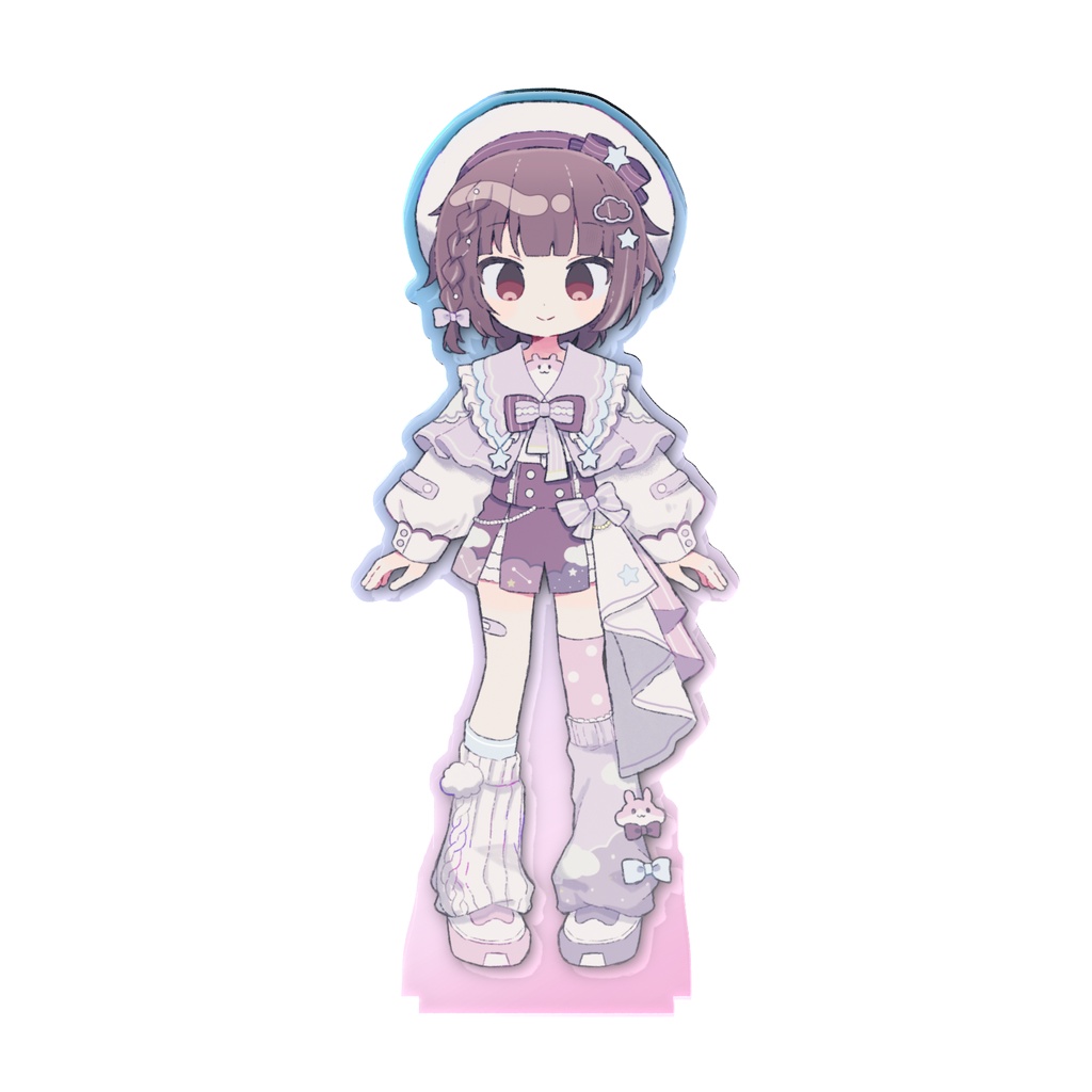 【3周年記念グッズ】むぎゅべーオーロラビッグアクスタ
