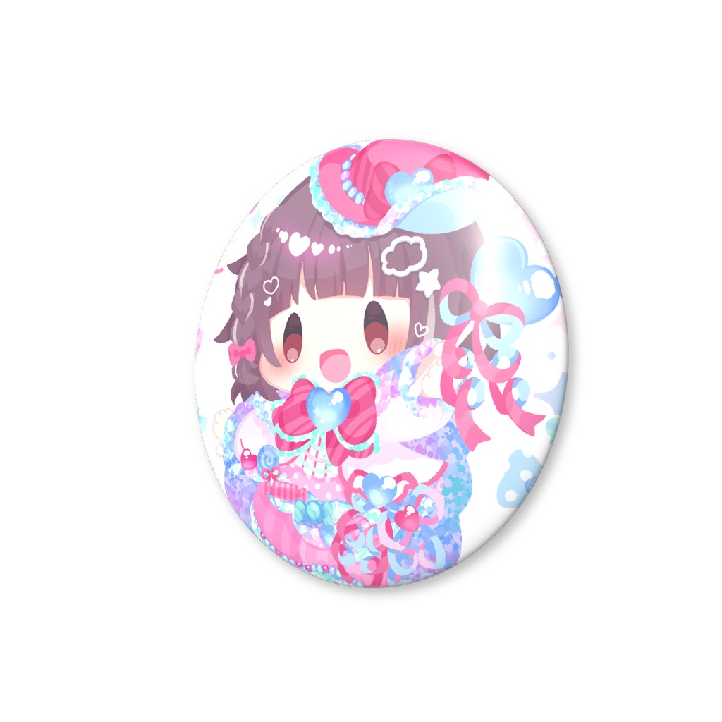 魔法使いむぎゅべー缶バッジ- 56mm