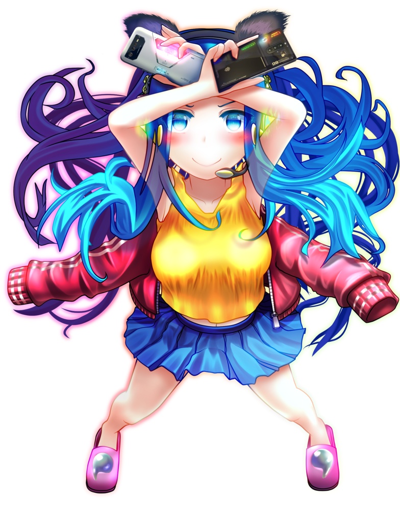 ゲーマーアマテラス・アクリルキーホルダー(コーティング有)