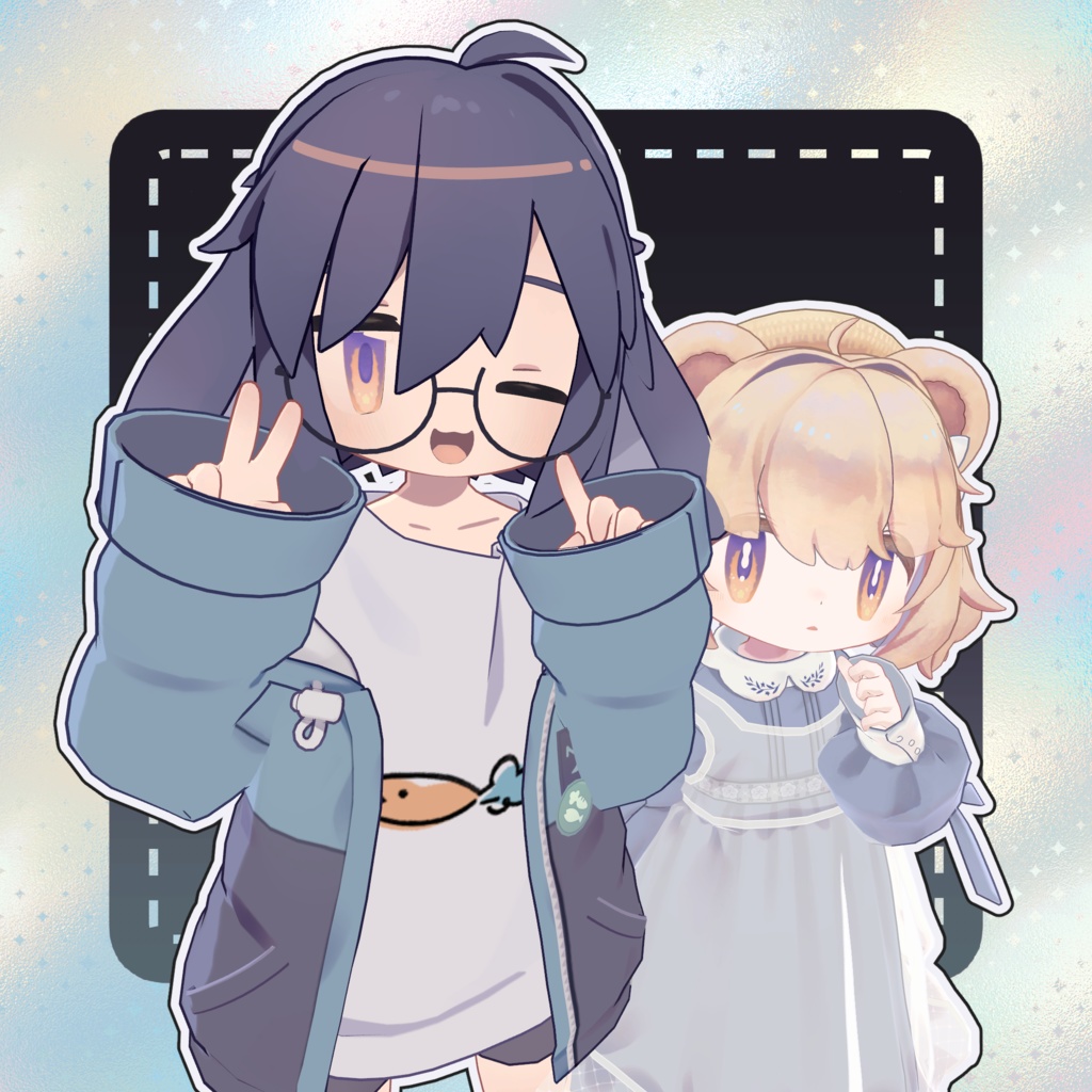 【4Avatar対応】花弁アイテクスチャ