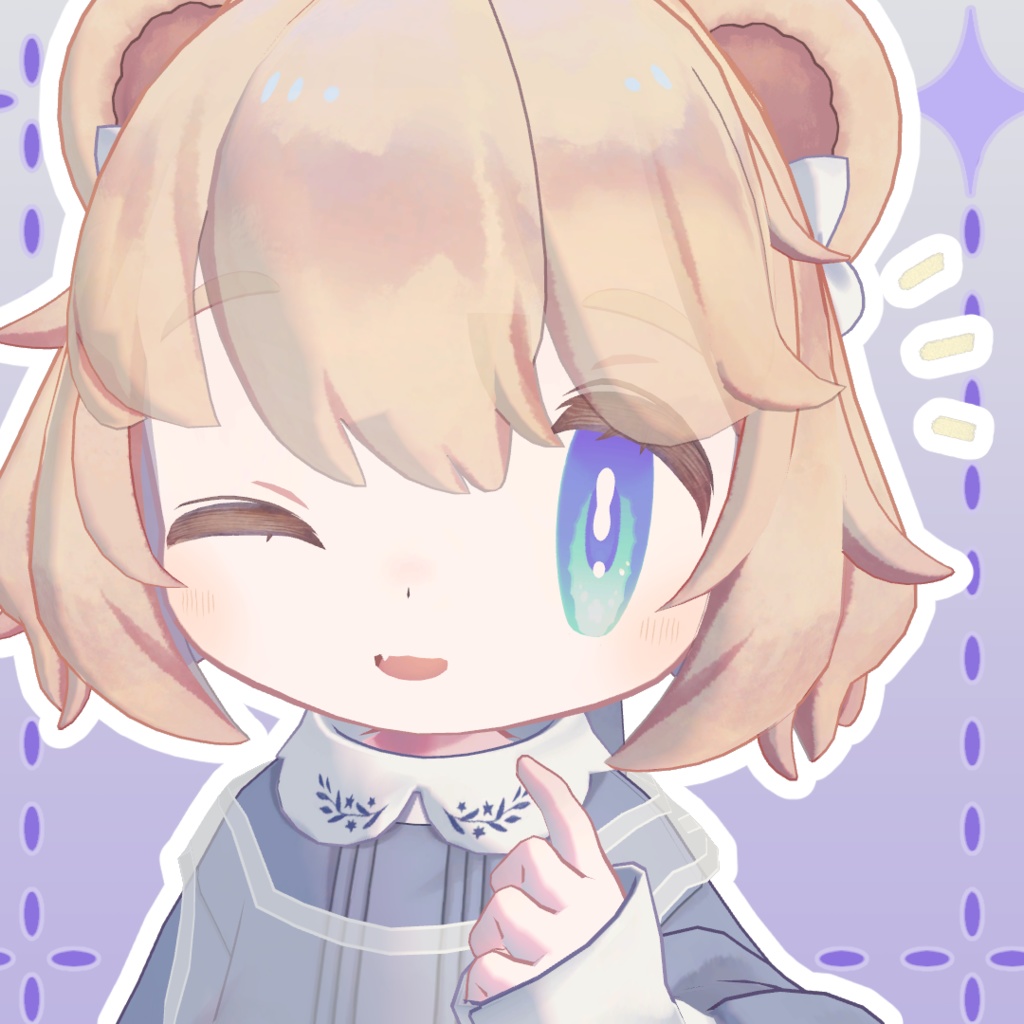 【こぐまのルウちゃん専用】花弁アイテクスチャ